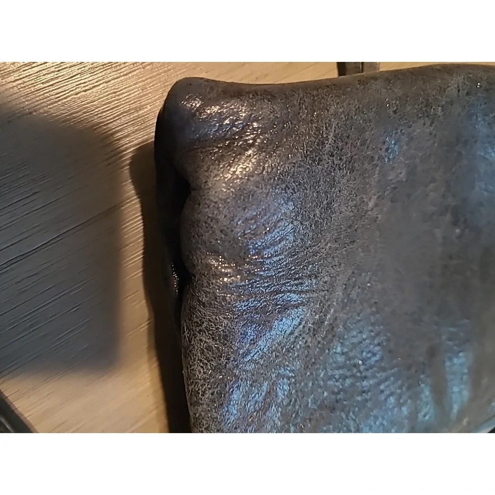 BOTKIER Soft Black Leather TRIGGER Stud Satchel Shoulder‎ Bag